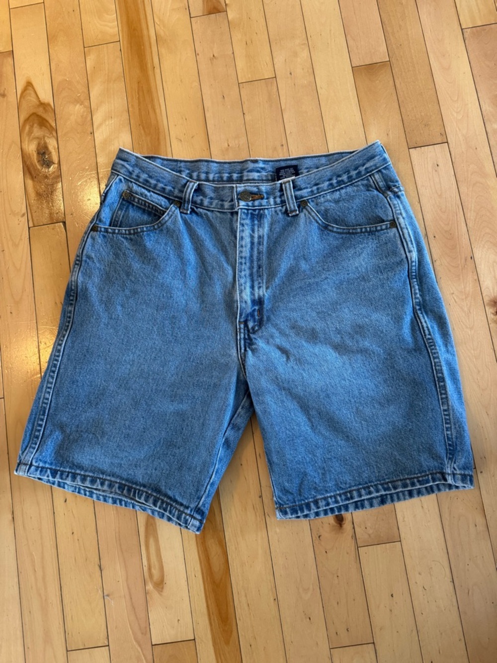 Vintage Denver Hayes Light Blue Denim Jean Shorts